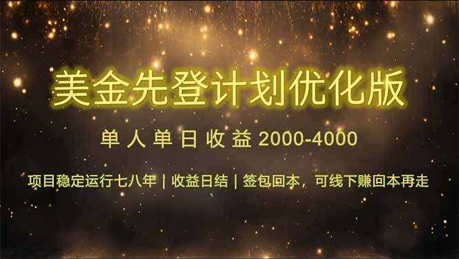 （14802期）连续7-8年创单日收益冠军项目，日收益$600-1200-星光网创