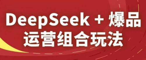 DeepSeek+爆品运营组合玩法，2025淘系精品课-星光网创