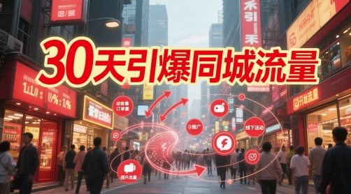30天引爆同城流量：团购篇 认知篇 流量篇 来客篇 达人篇 老板人设IP篇 投流篇-星光网创