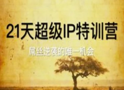 21天超级IP特训营，屌丝逆袭的唯一机会-星光网创